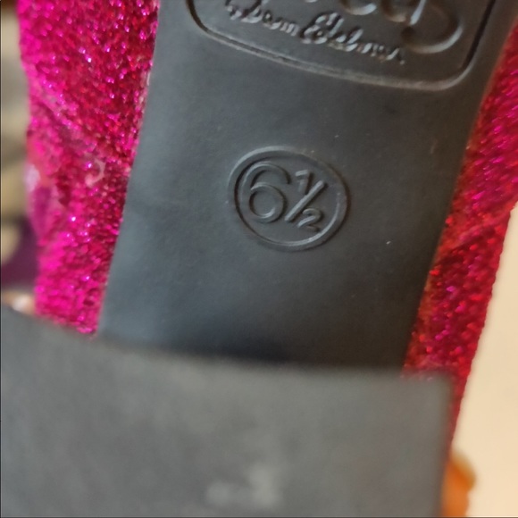 Hot Pink Glitter Booties - Picture 9 of 9